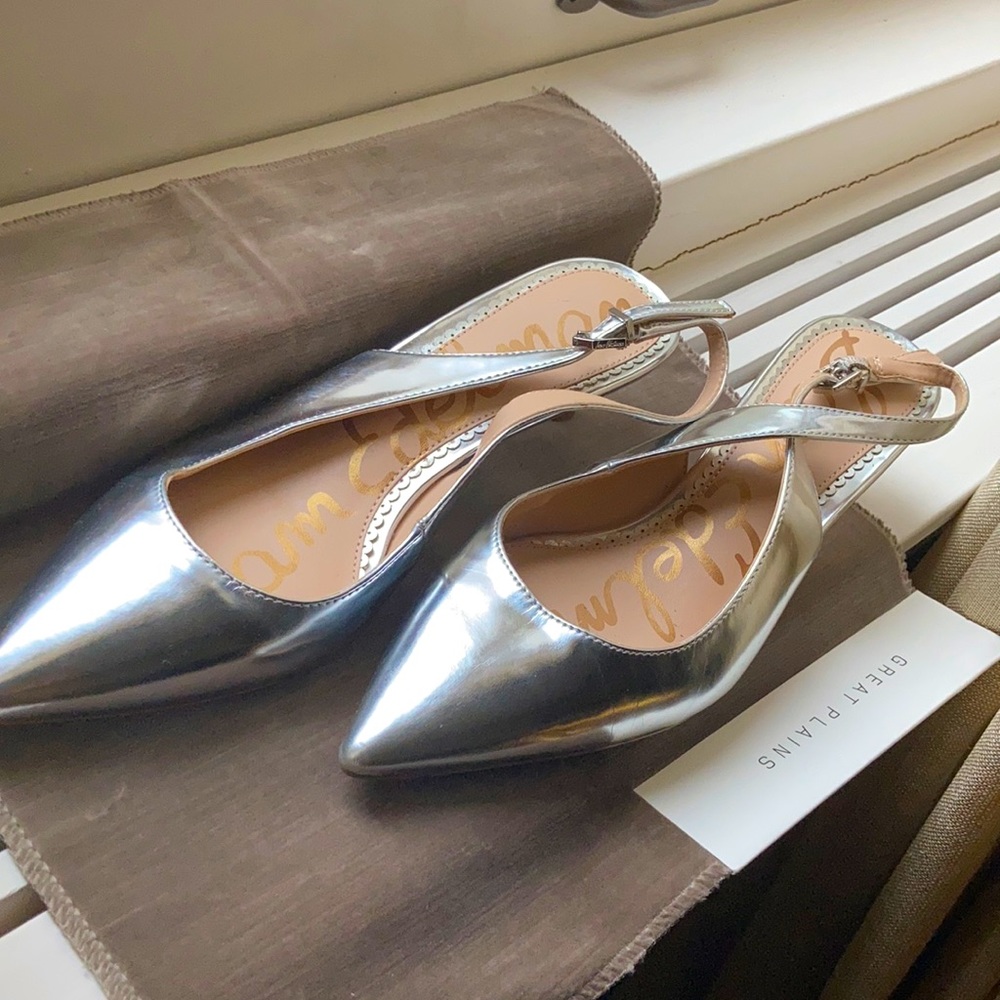 Sam Edelman
Ludlow Slingback Pumps Metallic